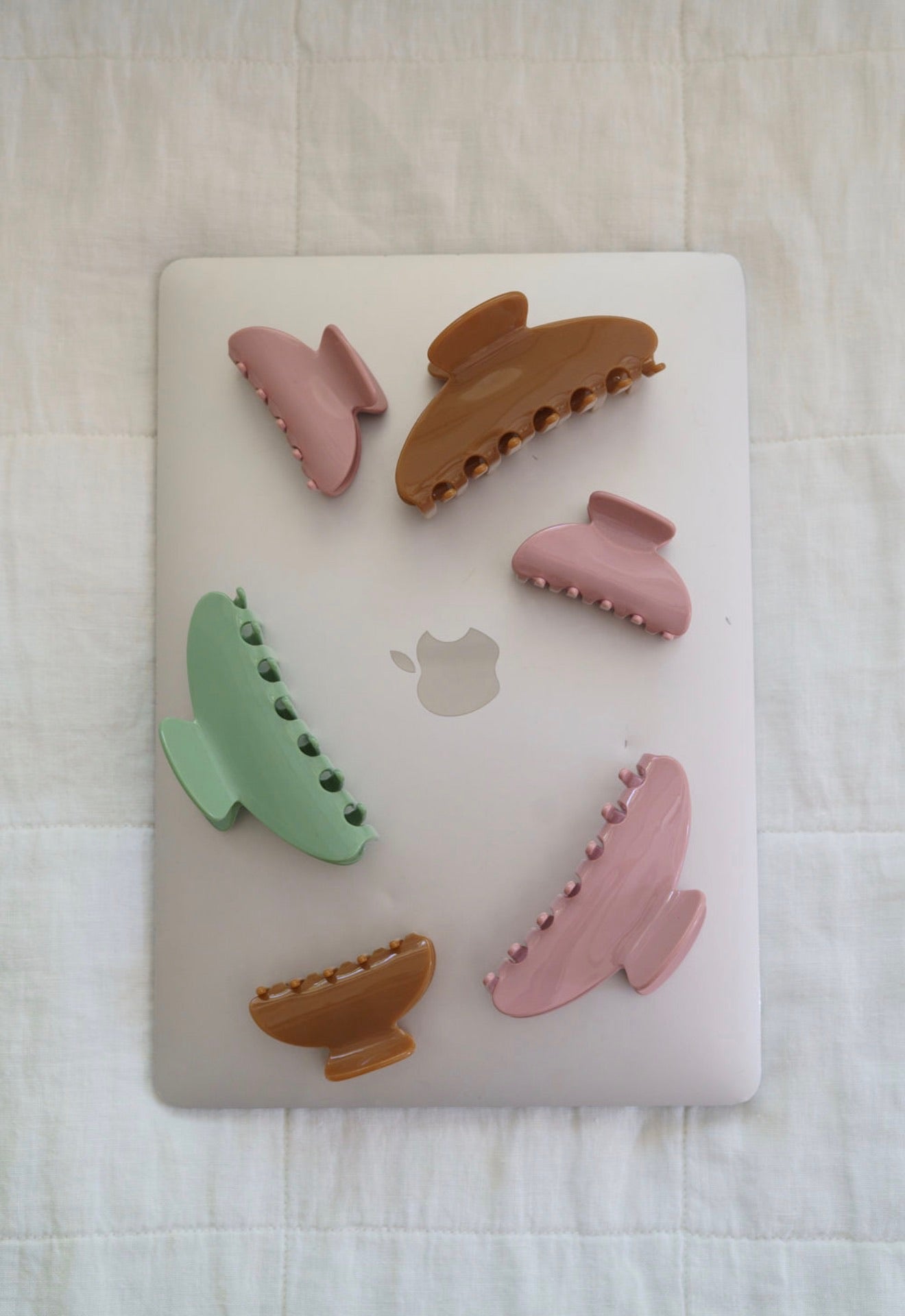 The Bitty Clip (Set of 2) - Rose Latte