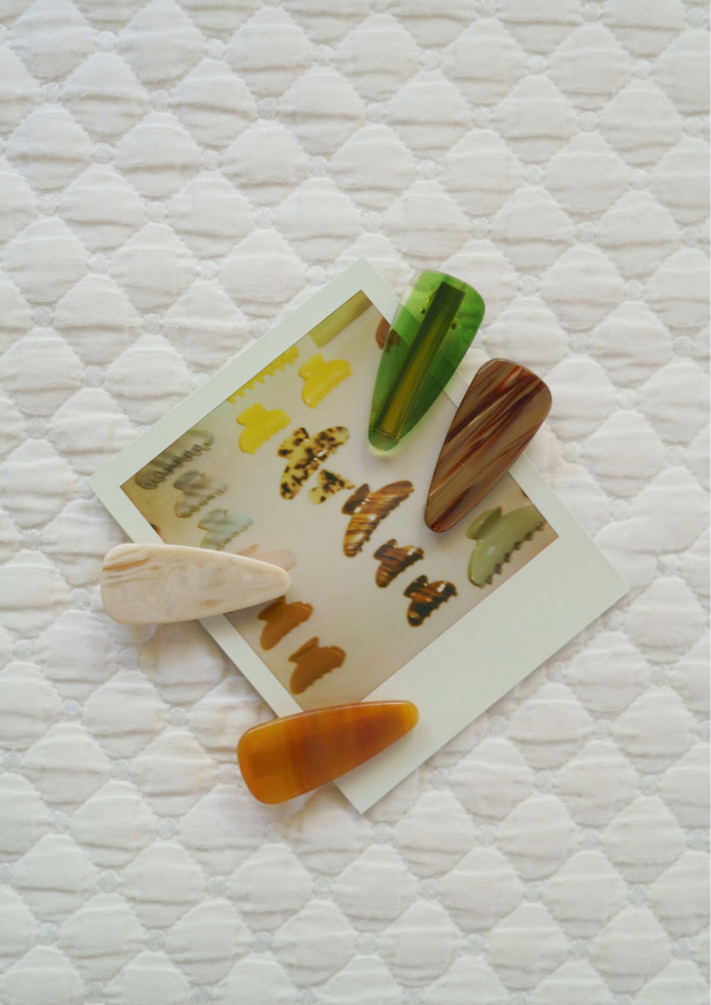 The Baby Barrette Set - Toffee