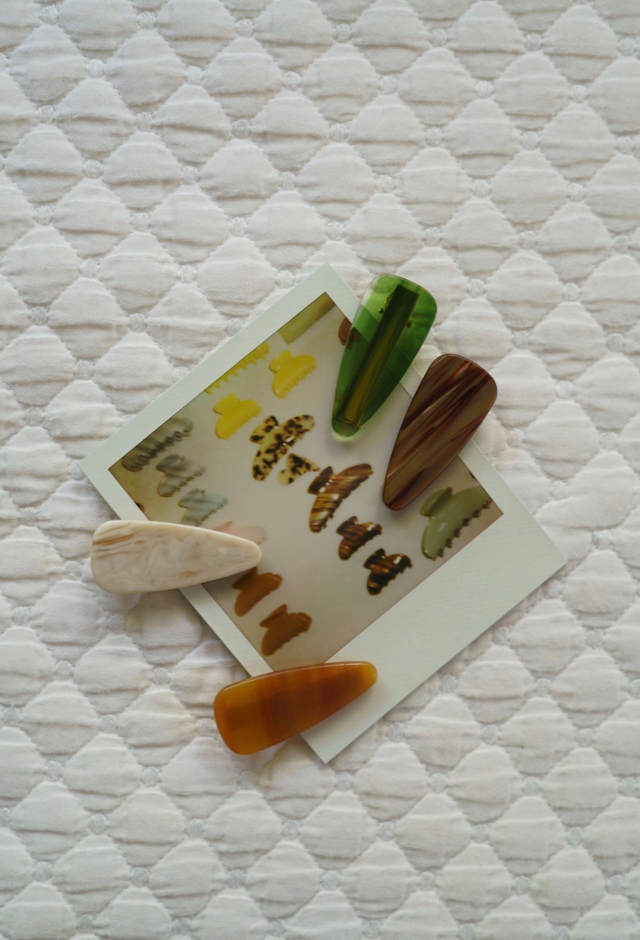 The Baby Barrette Set- Tigerseye