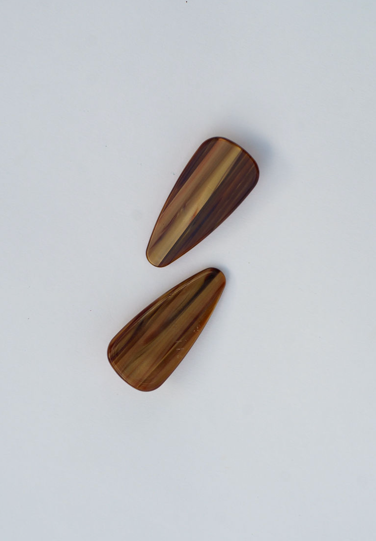 The Lady Barrette Set- Tigerseye