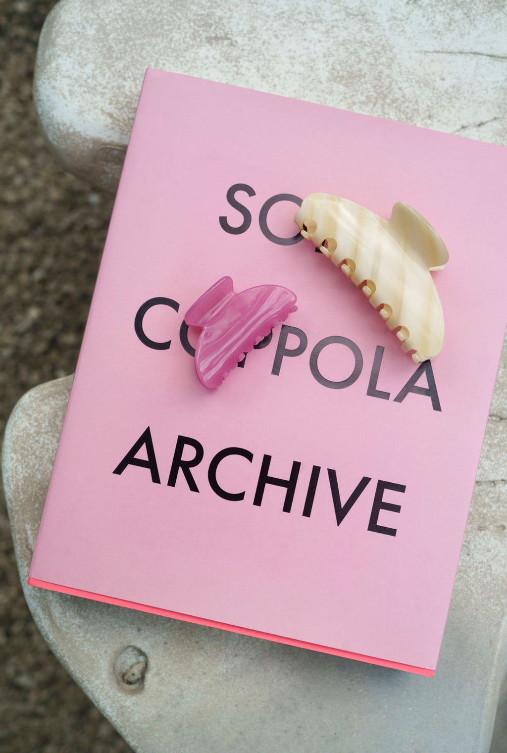 The Bitty Clip (Set of 2) - Pink Jelly