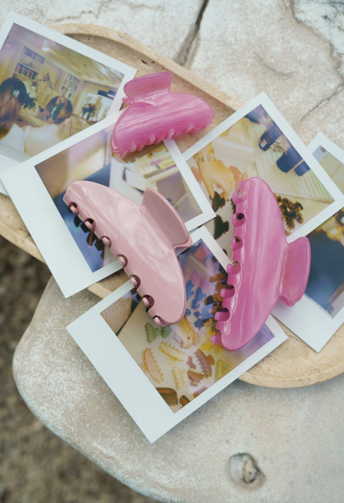 The Bitty Clip (Set of 2) - Pink Jelly