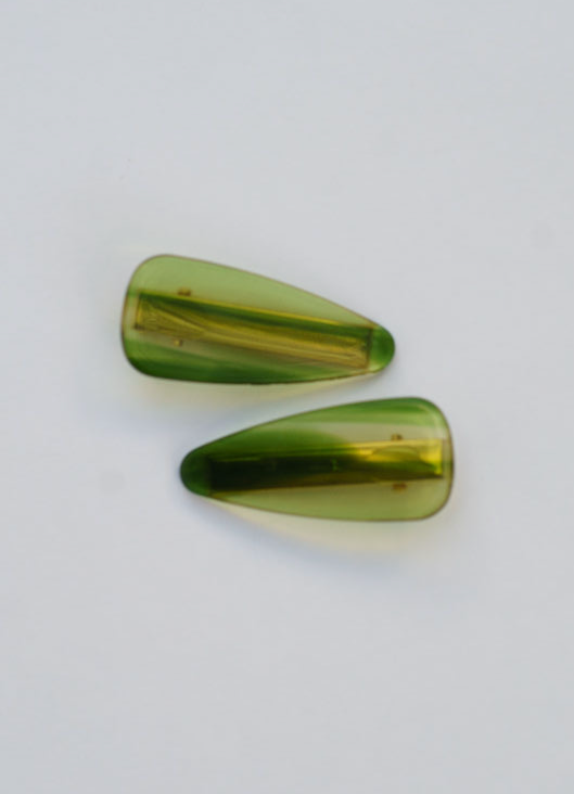 The Baby Barrette Set- Jade